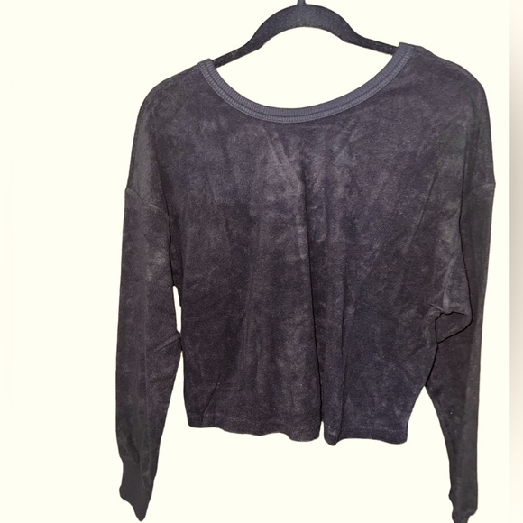 American Eagle Ruched Back Black Sweater Size XS - Picture 2 of 2